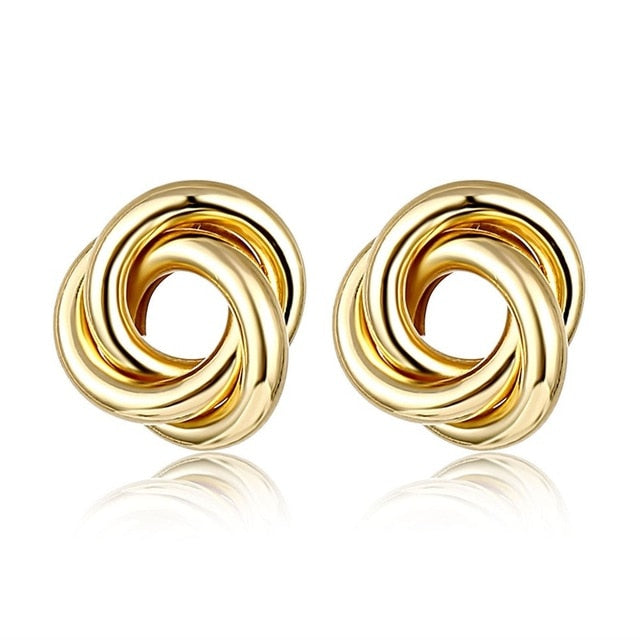 FNIO Fashion Vintage Earrings For Women Big Geometric Statement Gold Metal Drop Earrings 2020 Trendy Earings Jewelry Accessories