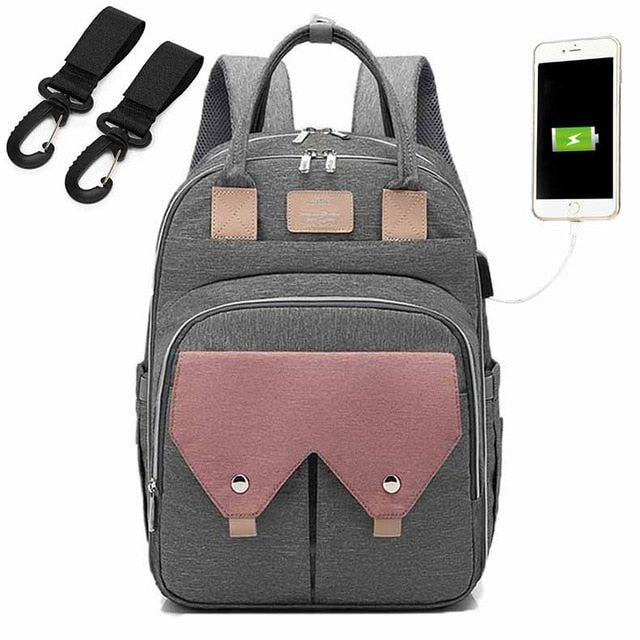 Nappy Backpack Bag Mummy Large Capacity Bag Mom Baby Multi-function Waterproof Outdoor Travel Diaper Bags For Baby Care