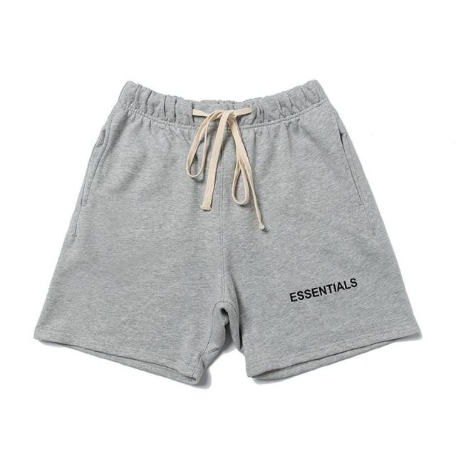 Summer Gym Hombre ESSENTIALS SHORTS hip hop brand fashion men and women designer clothes black grey casual sweatpants shorts