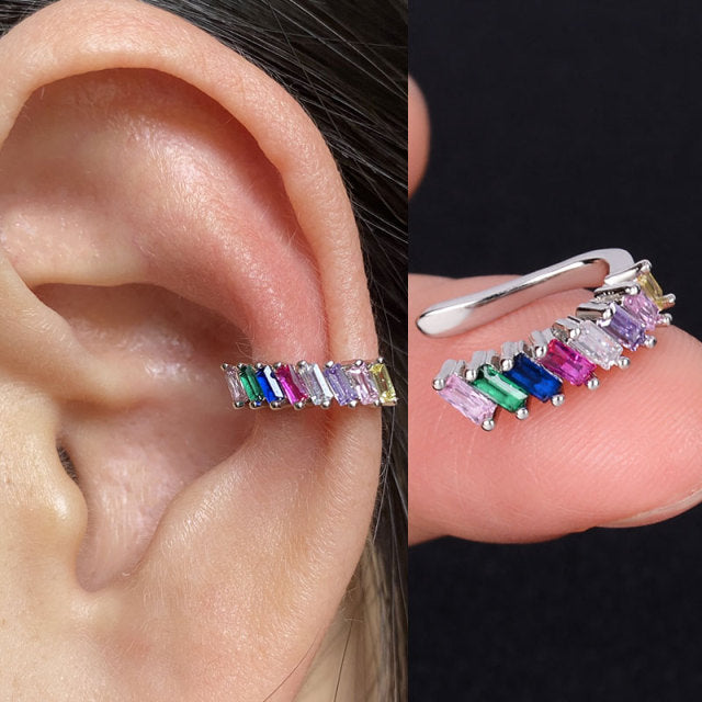 1Pc Helix Cartilage Conch Fake Without Piercing Cuff Earring Earcuff Wrap Rock Earring Cuff No Piercing Women Clip Adjustable