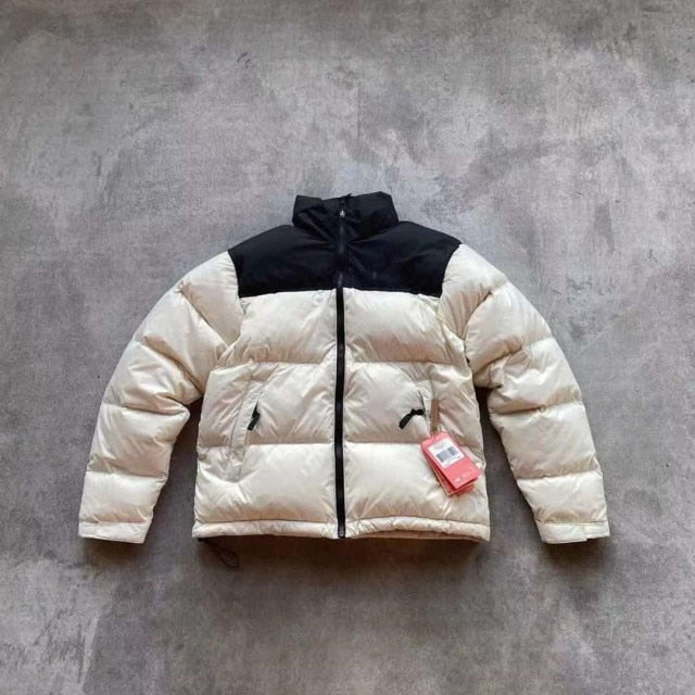 Down Jacket Men's and Women's Same Style Plush Thickened Autumn and Winter Warm Jacket Fluffy Coat Cold Proof Bread Suit Puffy