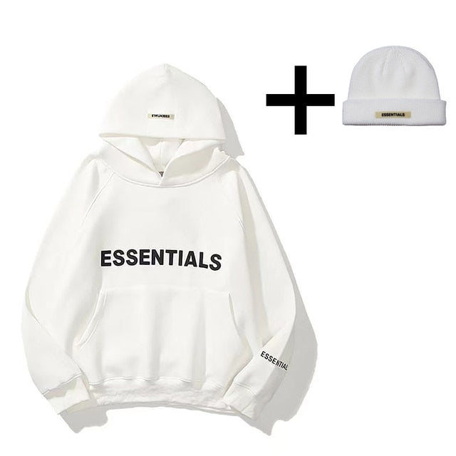 ESSENTIALS Hoodie Men Women oversize Best-quality essentials Sweatshirts kanye west hip hop streetwear cotton ESSENTIAL pullover