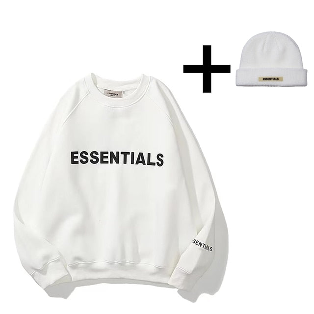 ESSENTIALS Hoodie Men Women oversize Best-quality essentials Sweatshirts kanye west hip hop streetwear cotton ESSENTIAL pullover