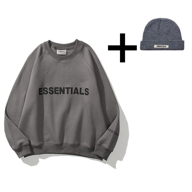 ESSENTIALS Hoodie Men Women oversize Best-quality essentials Sweatshirts kanye west hip hop streetwear cotton ESSENTIAL pullover